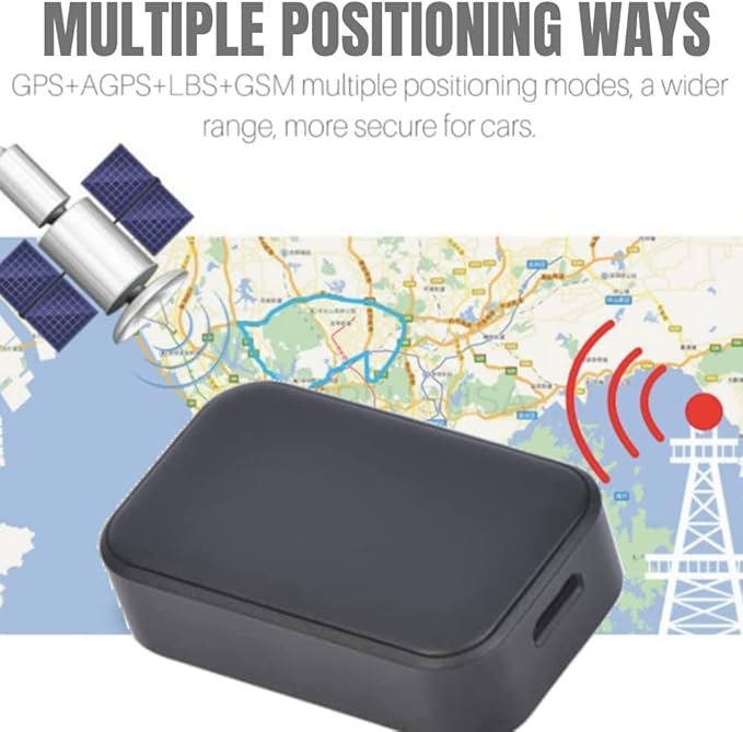 GPS Tracker- Mini Voice Activated Recorder Real Time Audio Recording WiFi/GSM-for Vehicles, Cars, Trucks, Equipment-only Coverage 2G Network
