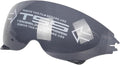3/4 Helmet Visors, Model 818-Visors Easy Replacement & High Definition Half Helmet Visor Attachment（Smoke）