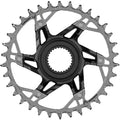 SRAM XX Eagle T-Type DM Chainring 34T for Gen 4 E-MTB | Aluminum/Steel, Narrow-Wide, Direct Mount, 12-Speed, Black/Silver