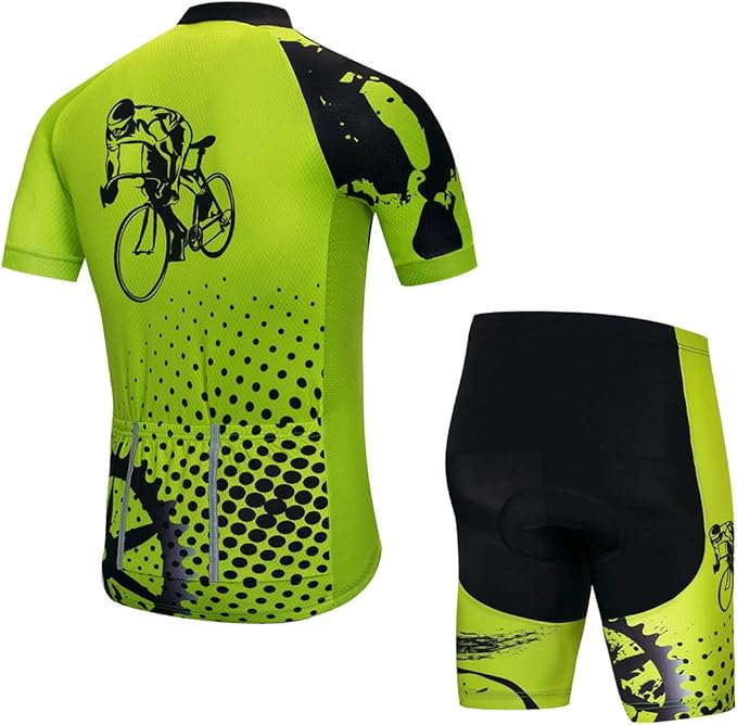 Sportswear Cycling Jerseys Short Sleeve Bike Clothing Bike top Men MTB Jersey Breathable Summer Black