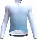 Men's Cycling Jerseys Long Sleeve Bike Biking Shirts Full Zip with Pockets Road Bicycle Clothing