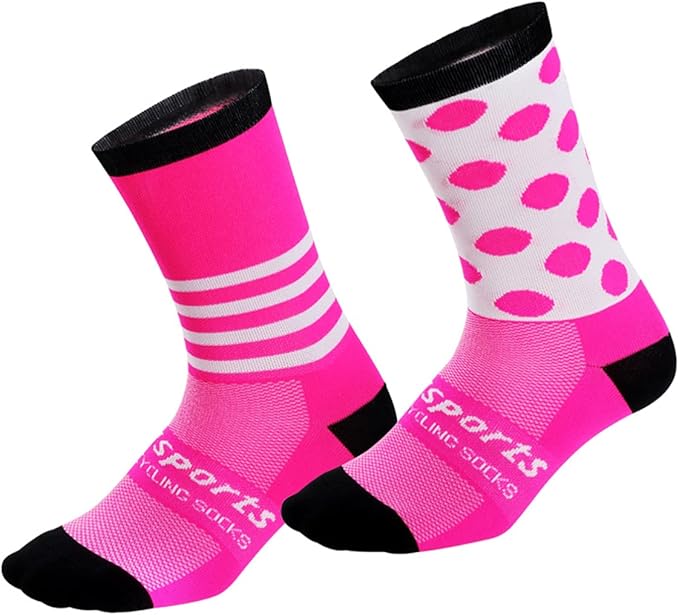 GuaziV Mens Womens Cycling Socks,4-6pcs Running Socks Colourful Athletic Socks Ankle Sport Socks 6-11