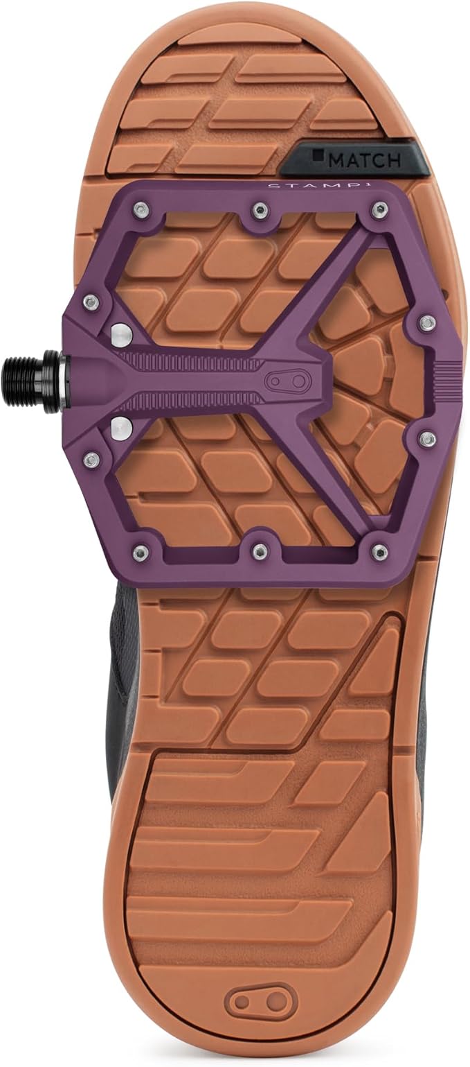 Crankbrothers Stamp Flat MTB Pedals - Size-Specific, Lightweight, Versatile, Durable Bike Pedals