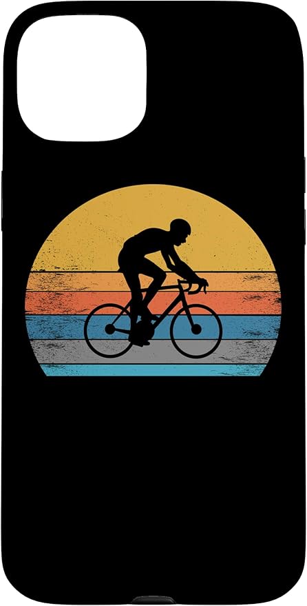 Racing Road Bike Vntage Cycling Riding Racing Bike Bicycle Case for iPhone 15 Plus