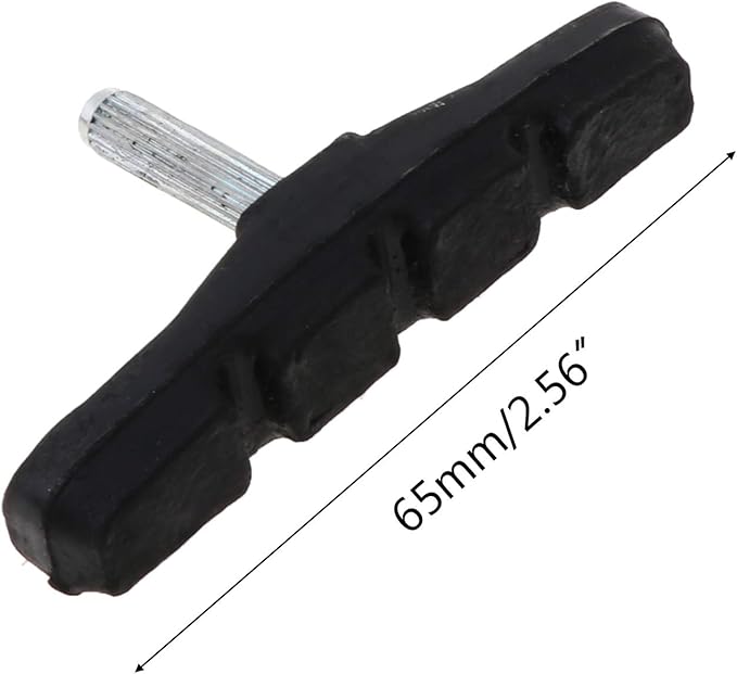 KOCOME V Bike Brake Pads, 1 Pairs V Bike Brake Blocks Set 65mm Road Bike Brake Pads for Mountain Bikes