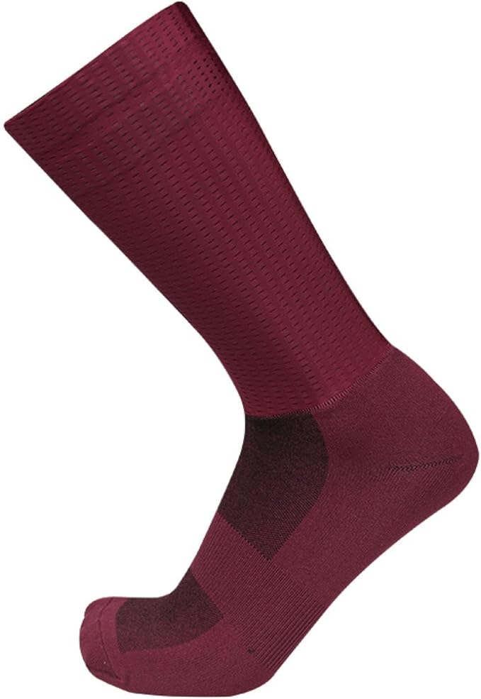 Aero Socks Cycling Men Women Mesh Fabric Breathable Sweat-Absorbing Silicone Non-Slip Cycling Aero Socks one size