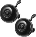 FRCOLOR 2pcs Vintage Bicycle Bells Black Multi-Function Road Cycling Bell Anti-Loss Ringing for Bike Handlebar Accessories