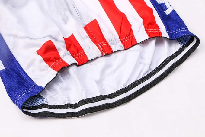 New Pro Full Zipper Men's Cycling Jersey Short Sleeve Riding Shirt USA