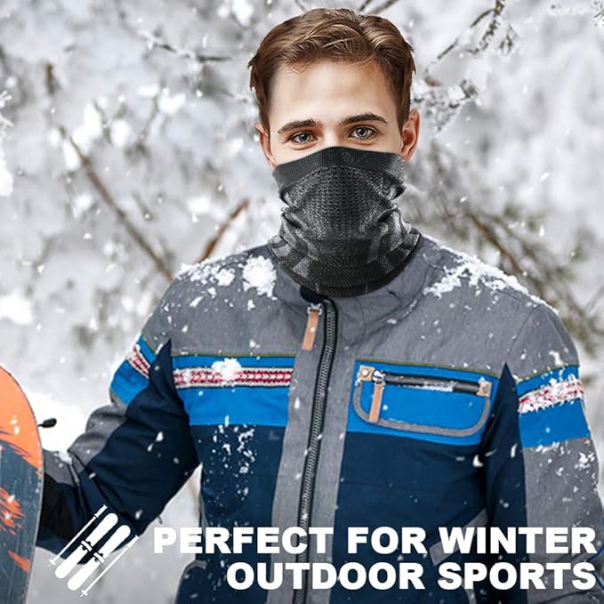 WTACTFUL Winter Neck Warmer Gaiter Windproof Face Mask Balaclava Bandana for Ski Snowboard