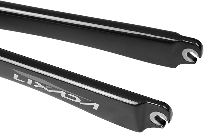 Bicycle Fork, 25.4mm Ultralight Full Carbon Fiber Road Bicycle Fork 700C Cycling Fixed Gear Bike Fork Fixie Bike Front Fork 25.4mm