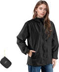 SOPPY Rain Jacket Women Waterproof Jacket With Hood Lightweight Raincoat with Pockets Windbreaker Breathable Rain Coats