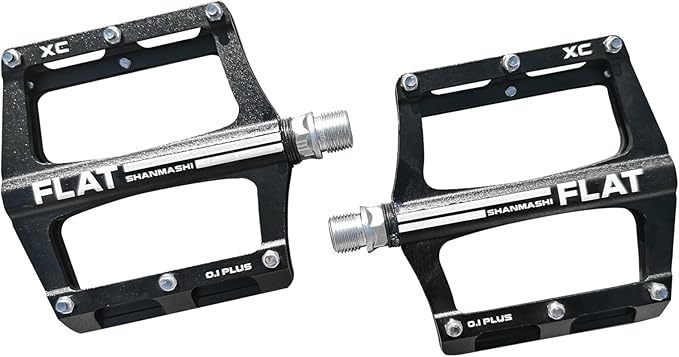UPANBIKE Mountain Bike Bearing Pedals 9/16'' Spindle Aluminum Alloy Flat Platform for BMX MTB Road Bicycle