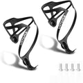 Full Carbon Fiber Bike Water Bottle Holder, Ultra-Light Water Bottle Cage for Bike, High Strength Durable Carbon Cup Holder for Bike, Road Bike, Mountain Bike, Electric Bike (2pack)