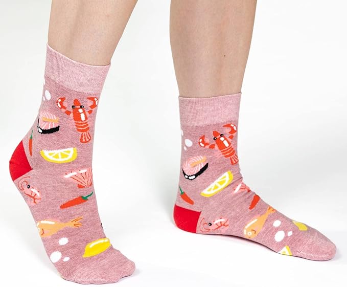 Good Luck Sock Novelty Crew Socks for Adults - For Men, Women and Teens