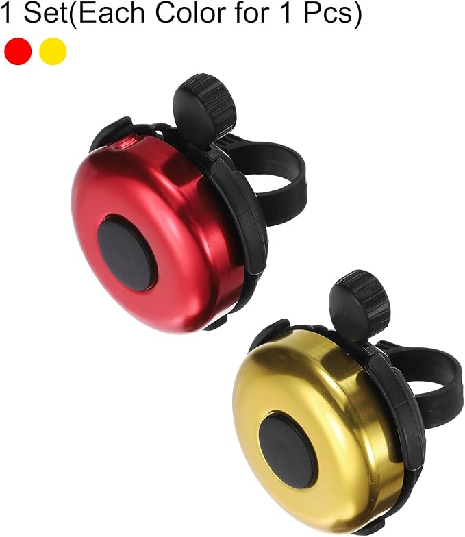 HARFINGTON Bike Bell Classic Bicycle Bell with Loud Crisp Clear Sound Bike Ring Bell Aluminum Bike Accessories