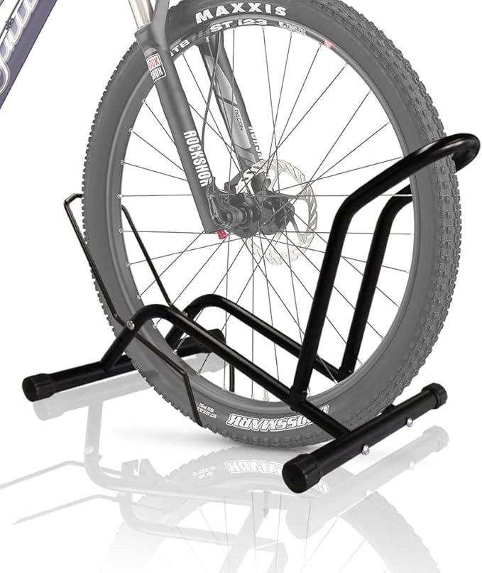 YYDS Bike Stand, Black, Alloy Steel, 3.35 in Wide, Easy to Use, Stable, Compatible with 3.35 in Tires, No More Worries About Bike Parking