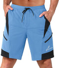 Sportneer Bike Shorts for Men: 3D Padded Lightweight Riding Biking Cycling Mountain Bike Shorts for Men with Zipper Pockets