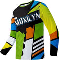 Men's MTB Shirt Long Sleeve Off-Road Motocross Cycling Jersey Mountain Bike Shirts Quick-Dry Moisture Wicking