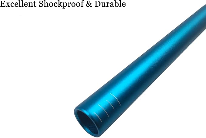 Wake 31.8mm MTB Mountain Bike Handlebar, Aluminum Alloy Mountain Bike Bicycle Riser Handlebar Extra Long 720/780mm with Paint Matte Surface (Blue, 720mm)