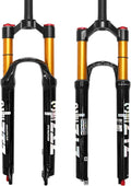 ZTZ 26/27.5/29 inch MTB Air Suspension Fork,120mm Travel, Rebound Adjustment,1 1/8 Straight Tube, QR 9mm*100mm, Manual/Remote Lockout, Ultralight Front Fork for XC/AM Mountain Bike