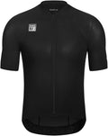 Santic Men's Cycling Jersey Short Sleeve Tops Pro Road Bike Shirt Full Zipper UPF 50+ Bicycle Jersey with Pockets