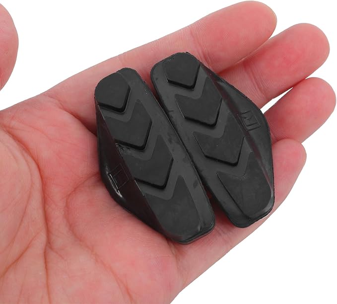 4pcs Road Bike Brake Pads Set with Rubber C-Brake Blocks, Black Bicycle Brake Pads for Outdoor Cycling, Compatible with C-Brake Systems