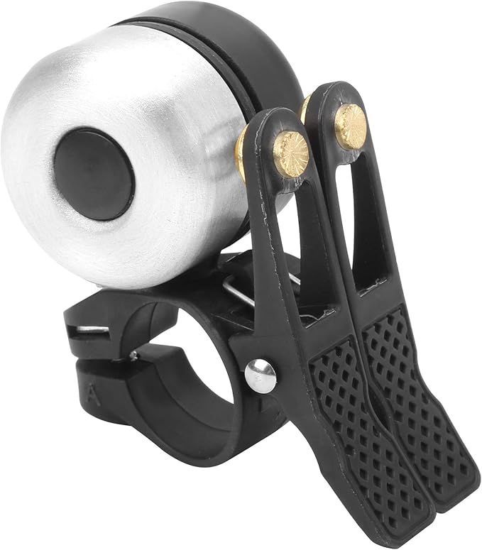 plplaaoo Classic Bike Bell,Bicycle Bell, Vintage Bicycle Double Bell Loudly Sound Mountain Bike Horn Knocking Cycling Accessory, Clearer Louder Longer Sustained Purer Tone, Classic Bike Bell Vint