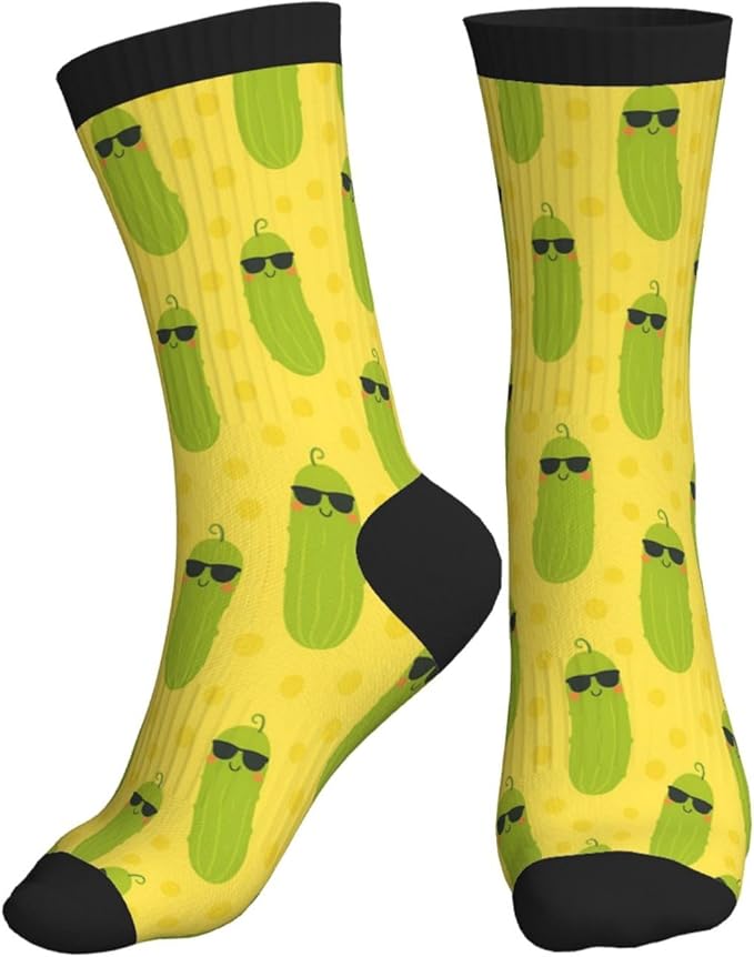 Crew Athletic Socks Funny Crazy Casual Sports Novelty Dress Socks for Women Men Running Hiking