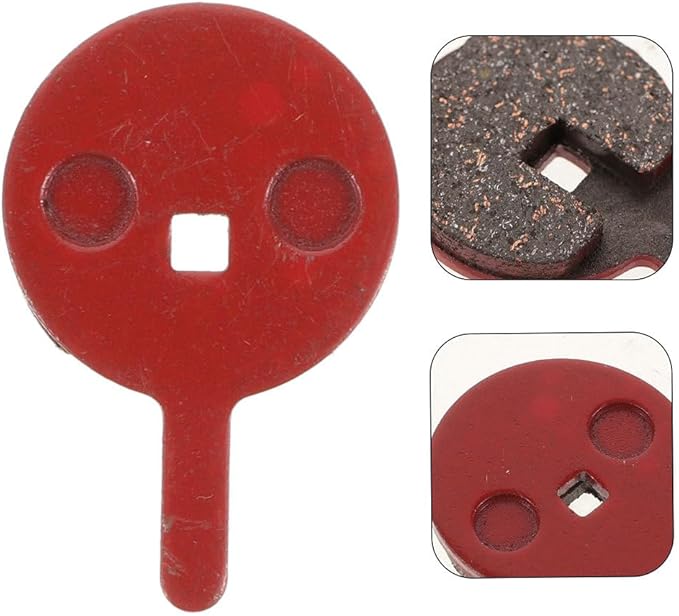 BESTOYARD 6pairs Enhanced Safety Semi-Metallic Bike Brake Pads Set Low Noise and Easy Maintenance for and Road Bikes