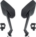 Pair Electric Bike Rear View Mirrors Compatible with Tuttio Soleil01 Ebike Handlebars Adjustable Rearview Mirror Replacement for Tutti for Tutto Soleil01 Dirt Bike Mountain Bicycle, Black