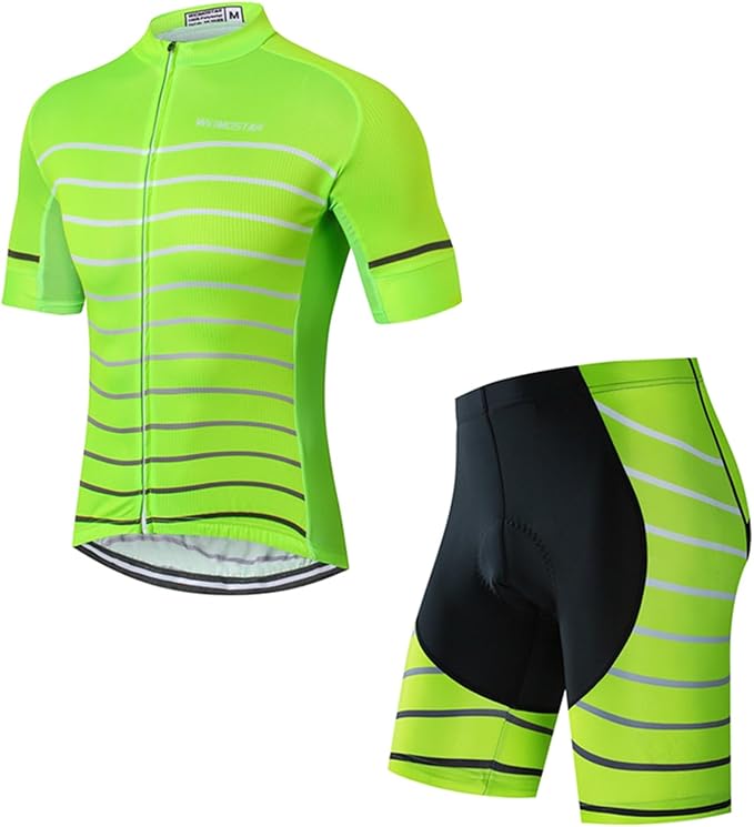 Cycling Jersey Men Full Zip Bike Shirt Racing Top Bicycle Clothing
