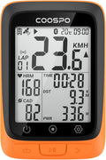 COOSPO Bike Computer Wireless GPS, Cycling Computer GPS Bike Tracker with Bluetooth/ANT+, Waterproof Bicycle Computer GPS Speedometer with Auto Backlight, 2.4 inch LCD Display