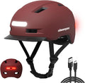 Bike Helmet, Shinmax Adult Cycling Helmet with USB Rechargeable LED Front and Back Light Bicycle Helmets for Men Women