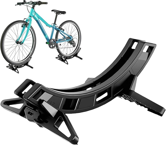 Indoor Bike Stand, Bike Parking Holder for Garage or Home | Adjustable Bicycle and Scooter Floor Rack, Sturdy Construction, Space Efficient Design, Perfect for Storing Multiple Bikes Safely and Neatly