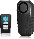 Cruxer Bike Alarm Remote Motion Sensor System, Motorcycle Alarm with Remote, 110dB Loud Anti Theft Bicycle Alarm, Wireless Waterproof Vibration Security for Vehicle&Car&Trailer