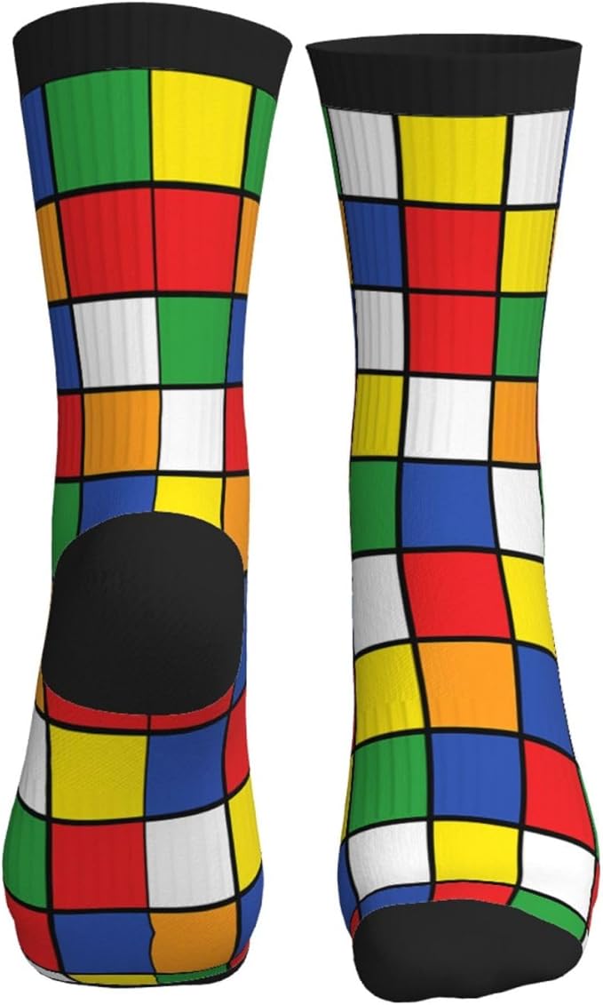 Crew Athletic Socks Funny Crazy Casual Sports Novelty Dress Socks for Women Men Running Hiking