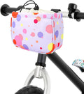 ANZOME Bike Basket for Girls, Children's Front Bike Decoration Accessory for Girls & Boys Gift Fits Most Children's Bikes Like Tricycle, Balance Bike, Scooter