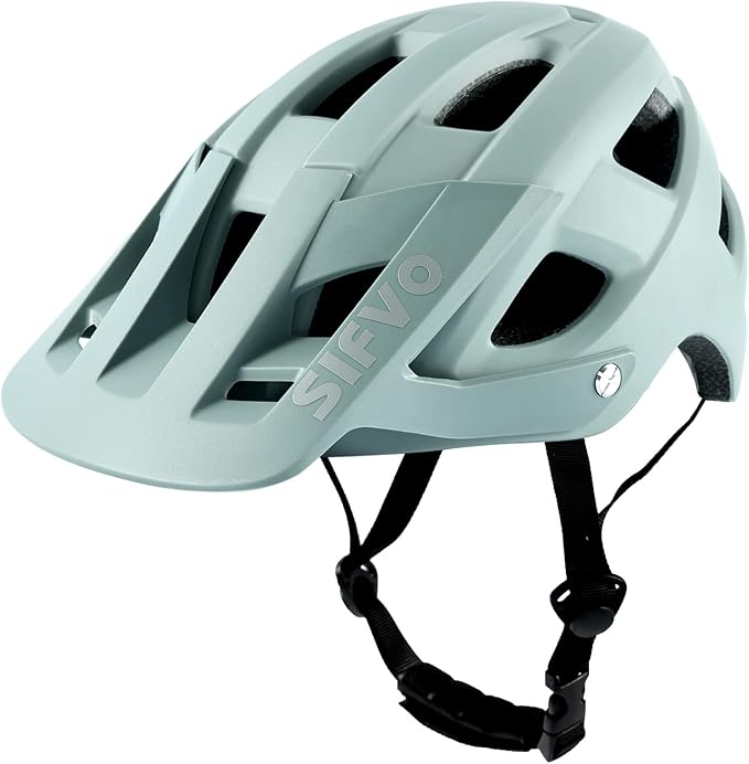 Bike Helmet, SIFVO Bike Helmets for Men and Women, Mountain Bike Helmet with Visor Helmets for Adults to Youth Bicycle Helmet Road Bike Helmet Safe and Comfortable 54-62cm【M/L】