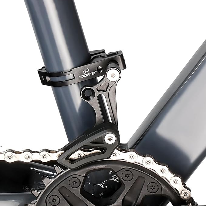 Bike Chain Guide - Direct Mount Chainring Guard with Bash Guard - Alloy Aluminum Chain Protector for Road, Mountain, BMX, Fixie, MTB Bicycle