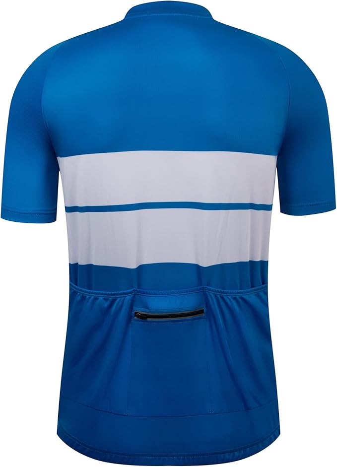 Coconut Ropamo CR Mens Cycling Jersey Short Sleeve Road Bike Shirt with 3+1 Zipper Pockets Breathable Quick Dry