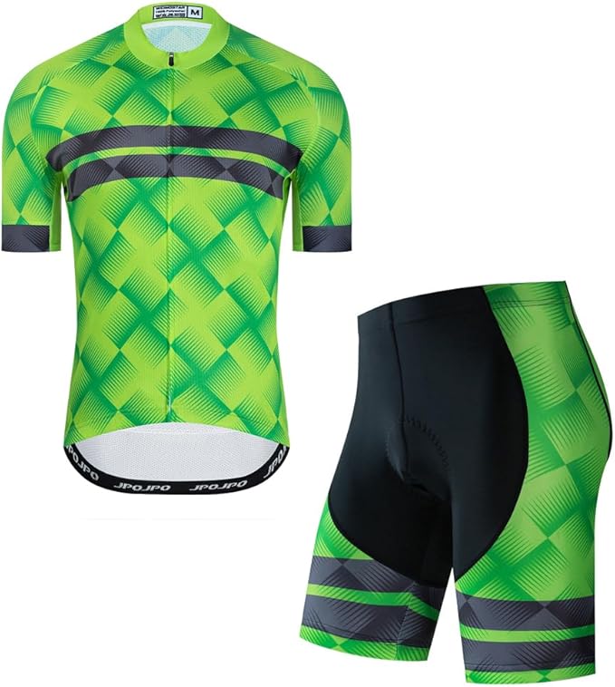 Cycling Jersey Men Set Road Short Sleeve Quick Dry Bike Padded Cycling Clothing Suit Bicycle Wear Summer
