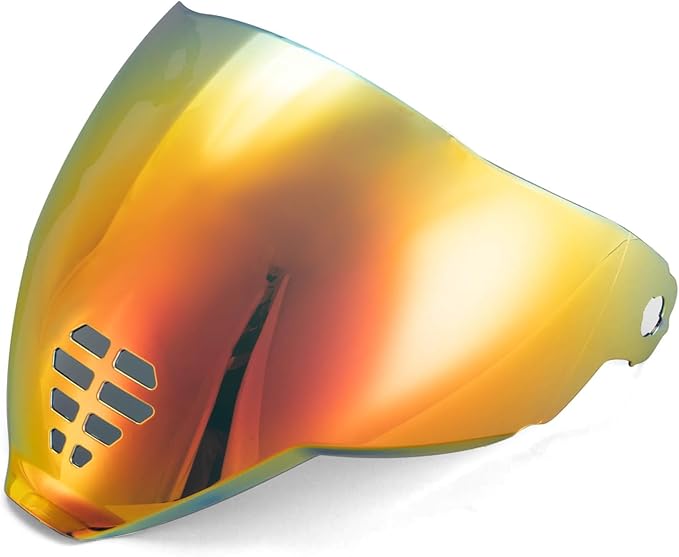 PSLER IC-06 visor- Icon Airflite Face Shield Motorcycle Helmet Visor Accessories Replacement for Icon Airflite IC-06，Deep Red