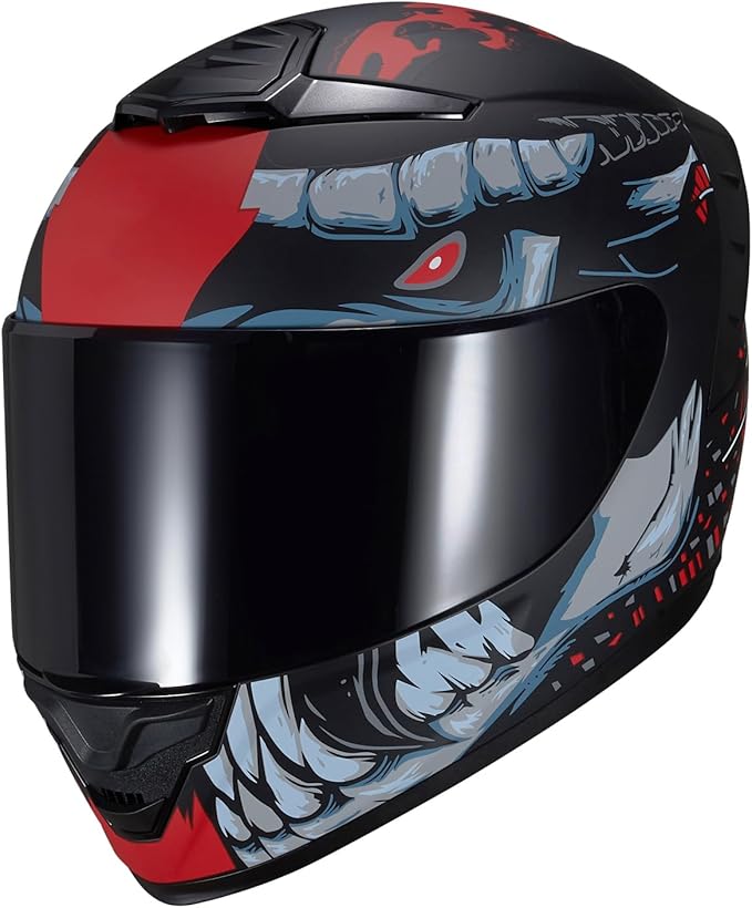 Motorcycle Helmets Full Face WS-611 Street Bike Motorbike Helmet for Adults Men Women DOT Approved