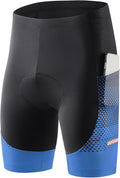 BERGRISAR Men's Cycling Shorts 4D Padded Bike Shorts Biking Bicycle Shorts with Pockets