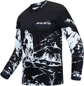 Men's Mountain Bike Jersey Long Sleeve MTB Off-Road Motocross Jersey Quick Dry Downhill&Motocross Shirts