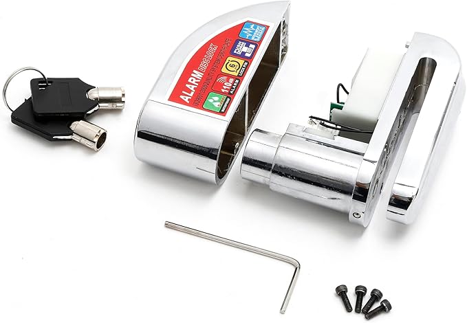 XMT-Moto Scooter Bike Bicycle Motorcycle Safety Disc Brake Rotor Lock Electronic Alarm