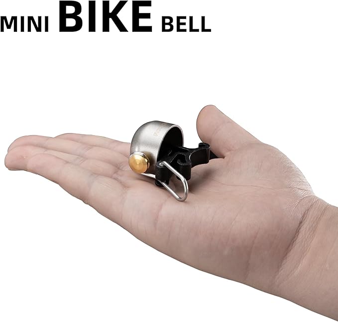 ROCKBROS Bike Bell Classic Bicycle Bell,Loud Sound 100dB Bike Bells for Adults Kids, Fit for 0.87-1.34in Bicycle Handlebars,Road Mountain Bike Accessories