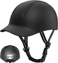 Shinmax Bike Helmet - Lightweight Adjustable Baseball Cap Style Cycling Helmet with Long Visor, Reflective Strip, for Urban Commuter, Mountain & Road Biking