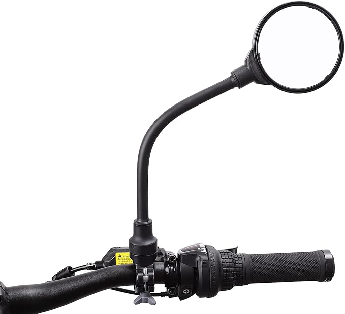 Bike Mirror,Adjustable Rotatable Rear View Bicycle Mirror,Handlebar Rear View Mirror for Mountain Road Bike Bicycle Electric Bike-1 Pack