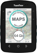 TwoNav Terra (64 GB) + Maps Included, GPS Bike Computer with 3.7-inch Wide Screen for Mountain, Hiking, MTB, Bicycle